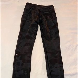 Lululemon Grey Camo leggings